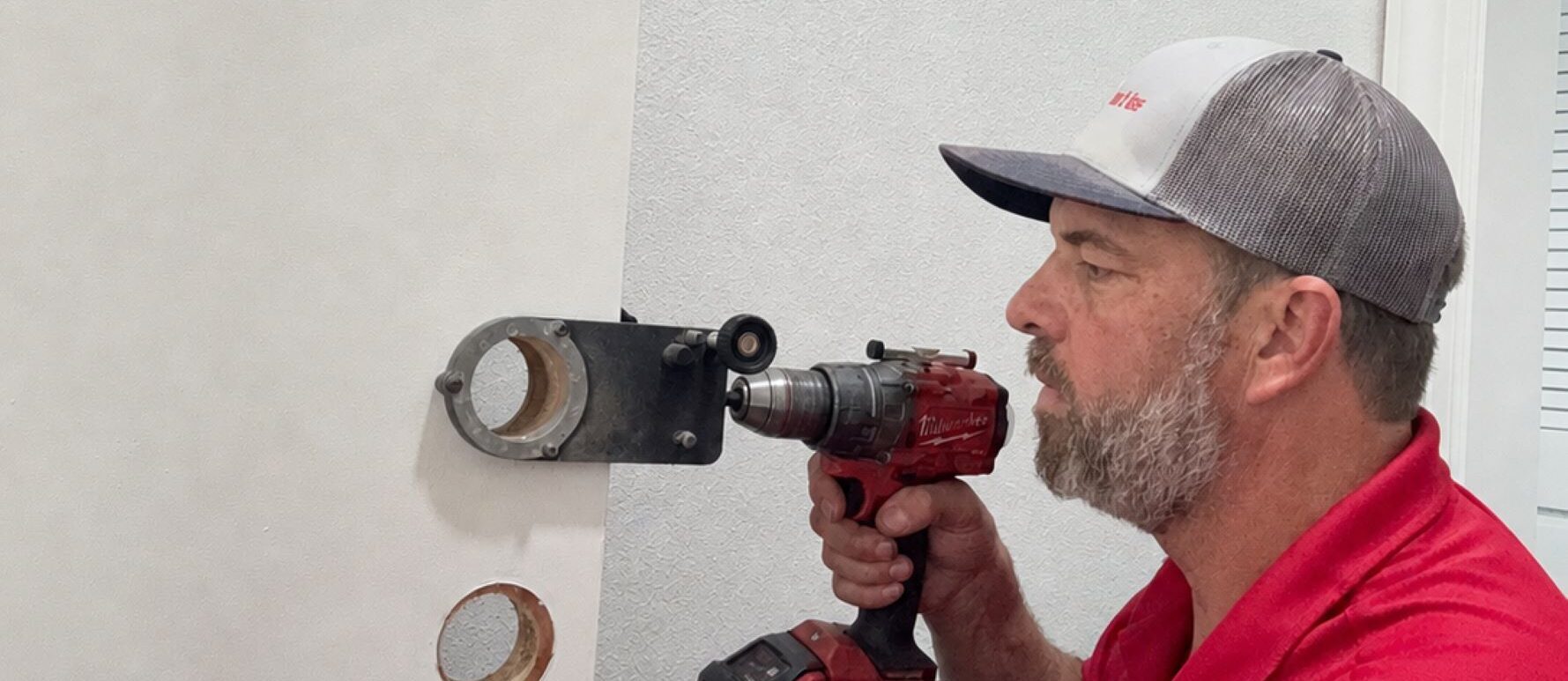Broken Arrow locksmith installing professional door hardware for Fortress Lock & Safe