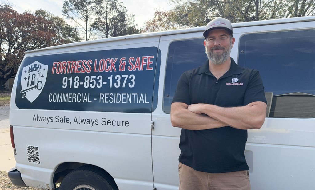 Fortress Lock & Safe locksmith serving Broken Arrow and Tulsa